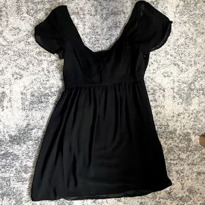 Black Hollister Babydoll Mini Dress | XS